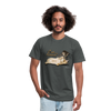 Cat Lovers Jersey T-Shirt by Bella + Canvas + Alluring Kat - asphalt