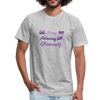 AK Motto Unisex Jersey T-Shirt by Bella + Canvas + Alluring Kat - heather gray
